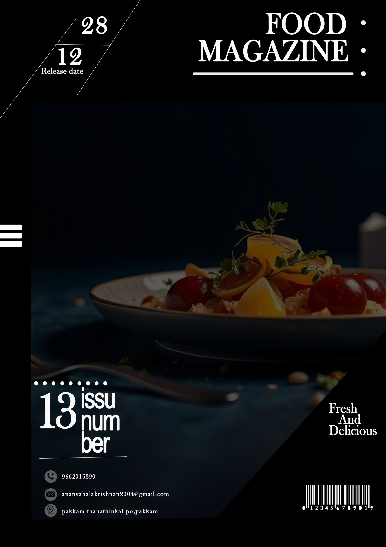 Home magazine design for branding